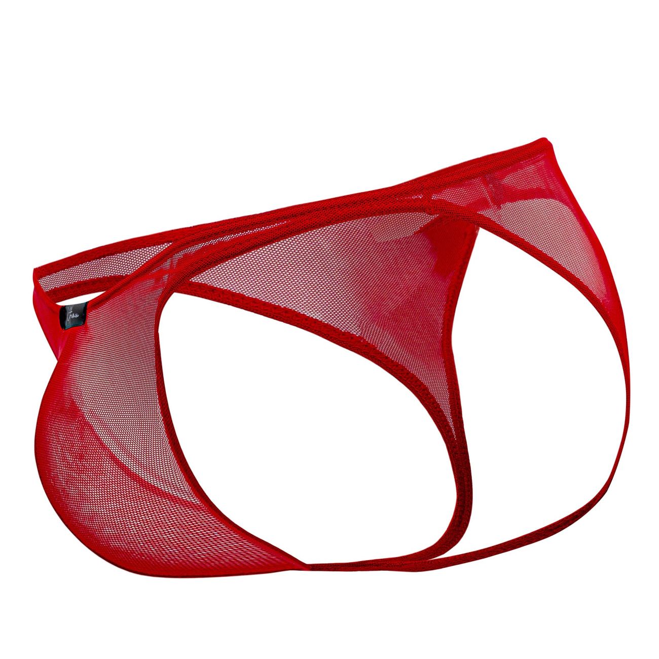 Xtremen 91153 Jockstrap de malla de tul Color Rojo