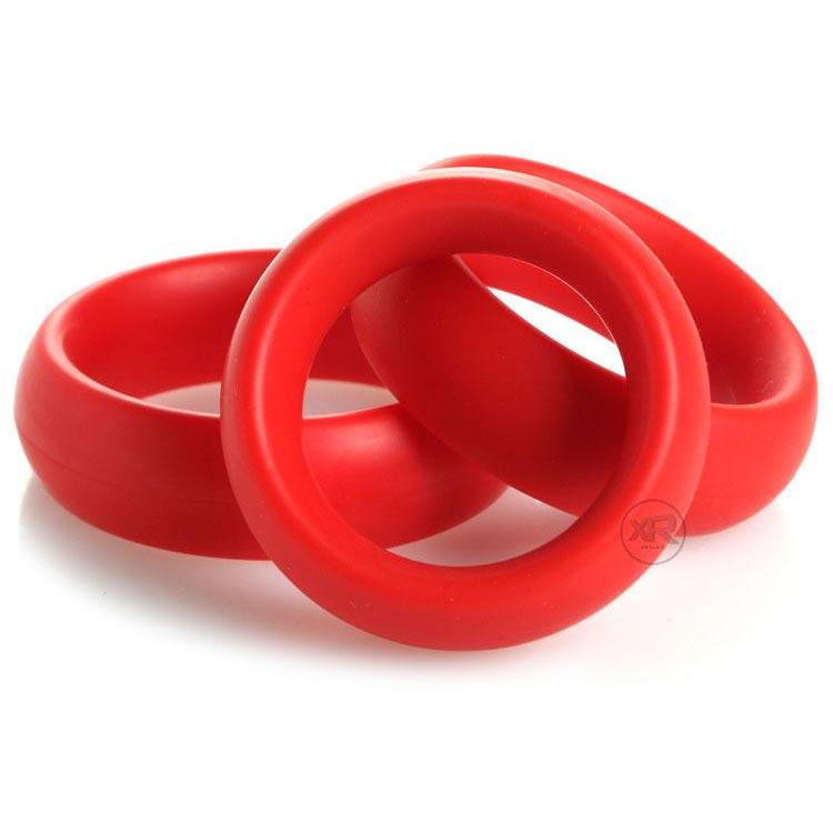 Fat Silicone Cock Ring 3-Pack - DealByEthan.gay