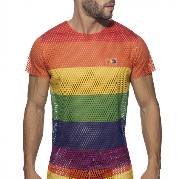 MESH RAINBOW T-SHIRT - DealByEthan.gay