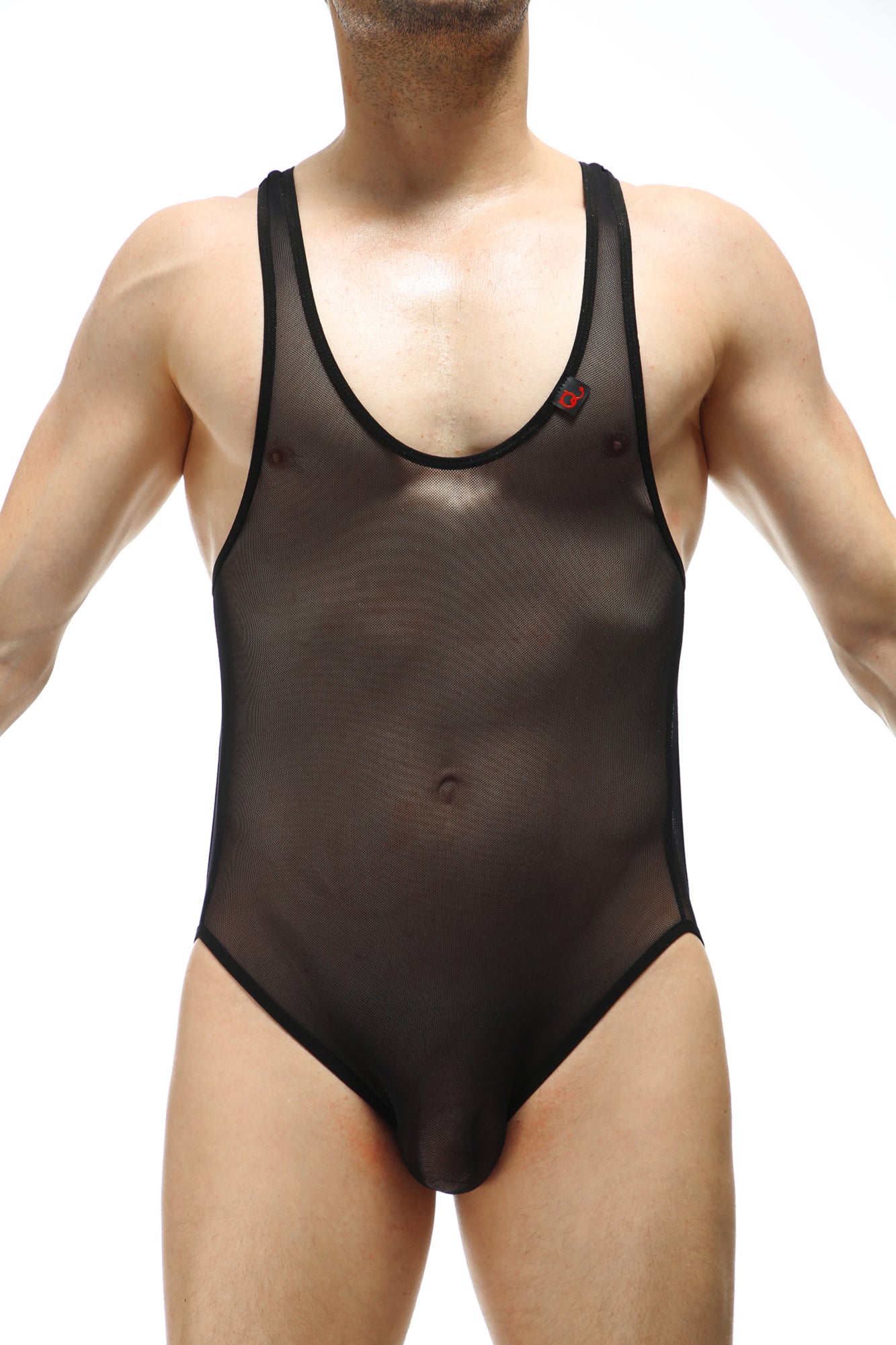 Bodyjockstrap Perruel Netz Schwarz