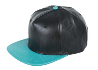 TWO TONE FAUX LEATHER CAP  Available in 6 Colors - DealByEthan.gay