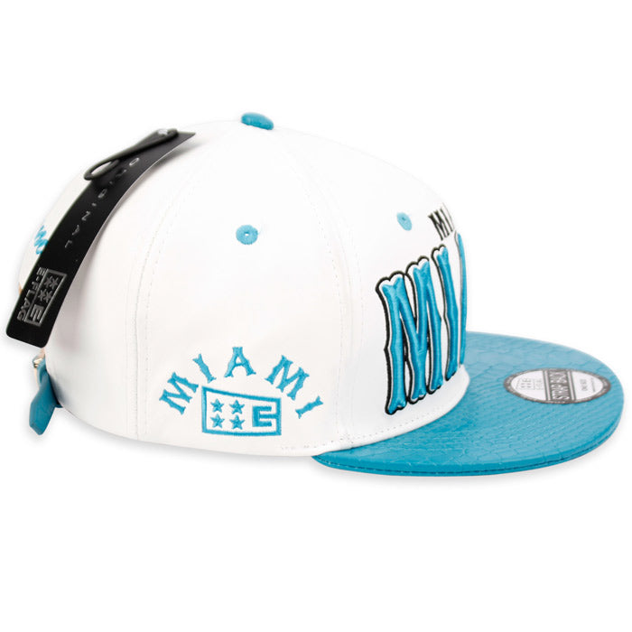 MIAMI FAUX LEATHER CAP  ( Available in 2 Colors ) - DealByEthan.gay