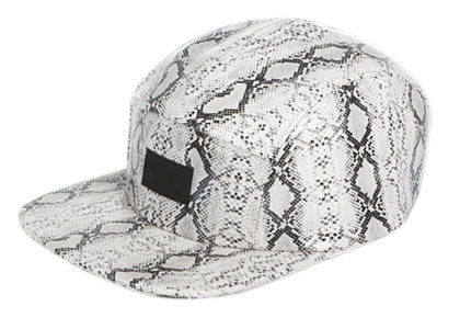 FAUX LEATHER 5 PANEL CAP  Available in 5 Colors - DealByEthan.gay