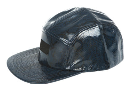 FAUX LEATHER 5 PANEL CAP  Available in 5 Colors - DealByEthan.gay