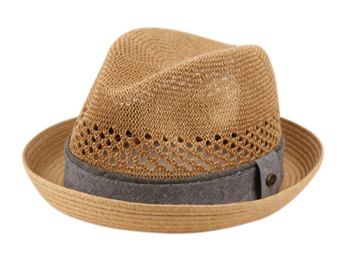 PAPER STRAW FEDORA - MULTIPLE COLORS - DealByEthan.gay