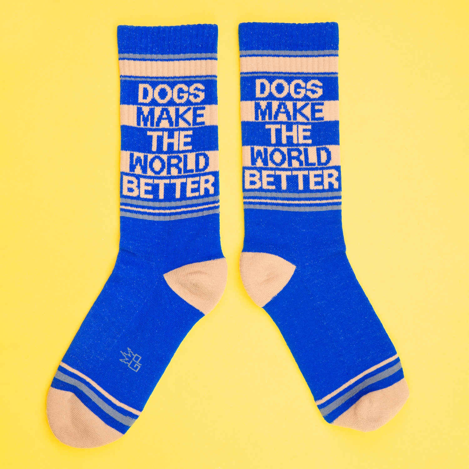 DOGS MAKE THE WORLD BETTER CREW SOCKS - DealByEthan.gay