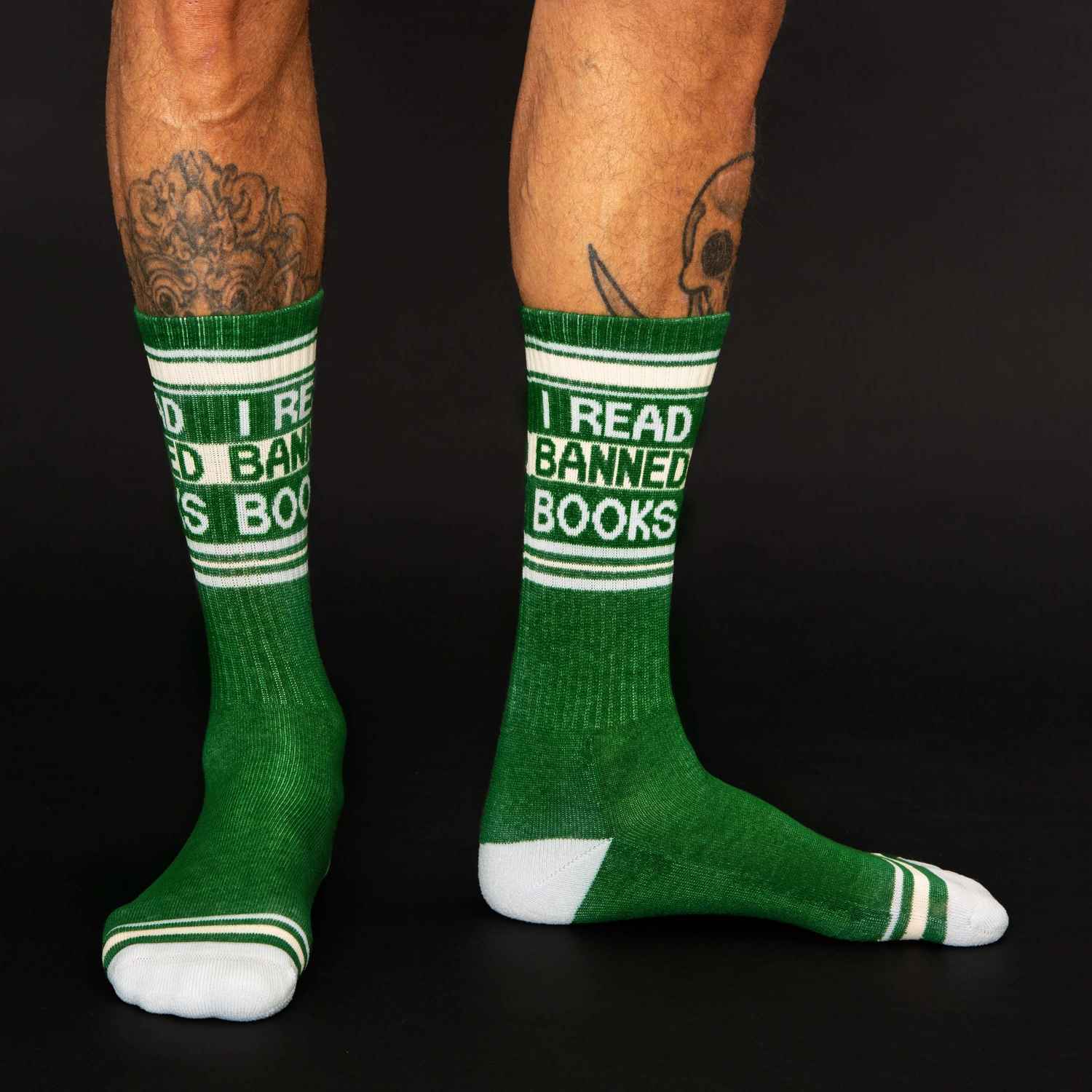 I READ BANNED BOOKS CREW SOCKS - DealByEthan.gay