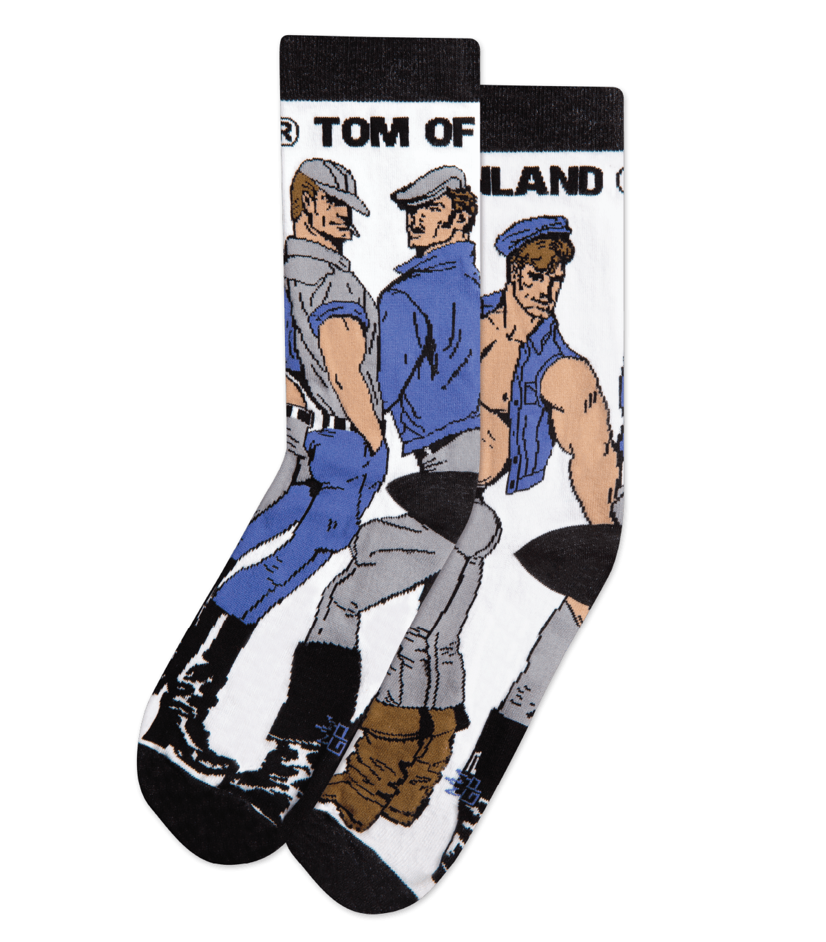 TOM OF FINLAND SOCKS - Denim Trio - DealByEthan.gay