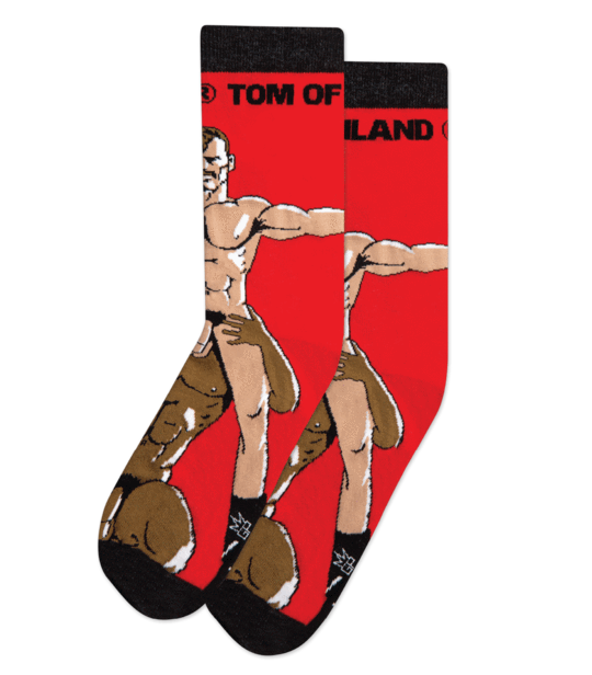TOM OF FINLAND SOCKS - Vitruvian Men - DealByEthan.gay