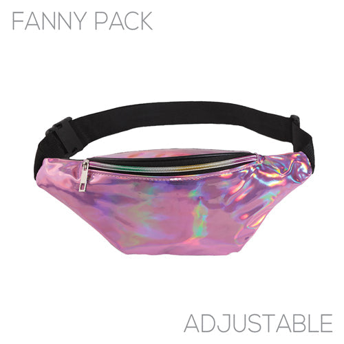 HOLOGRAPHIC FANNY PACK - IN 5 COLORS - DealByEthan.gay