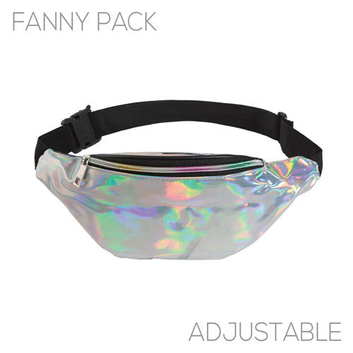 HOLOGRAPHIC FANNY PACK - IN 5 COLORS - DealByEthan.gay
