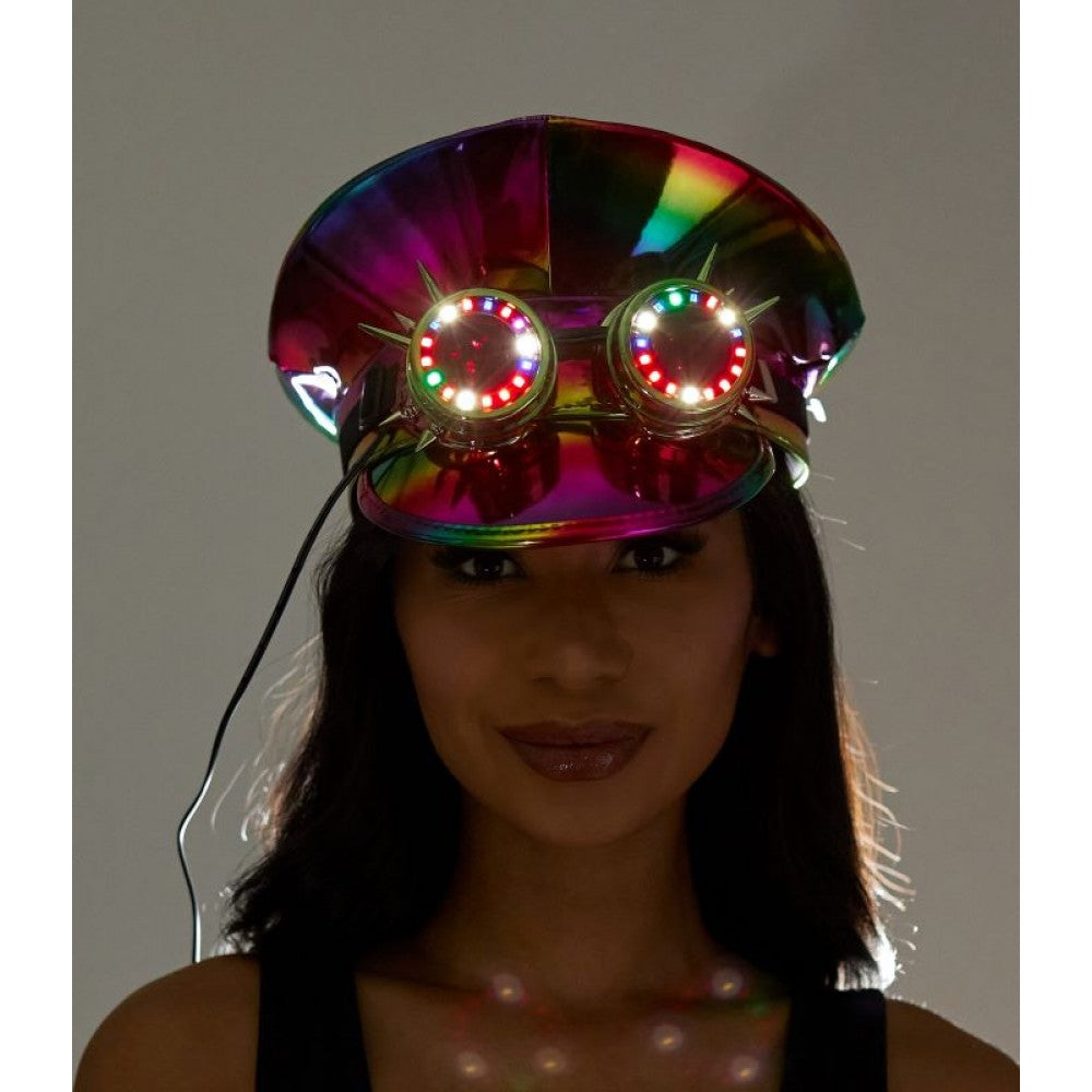 FESTIVAL HAT W/ LIGHT UP GOGGLE - DealByEthan.gay
