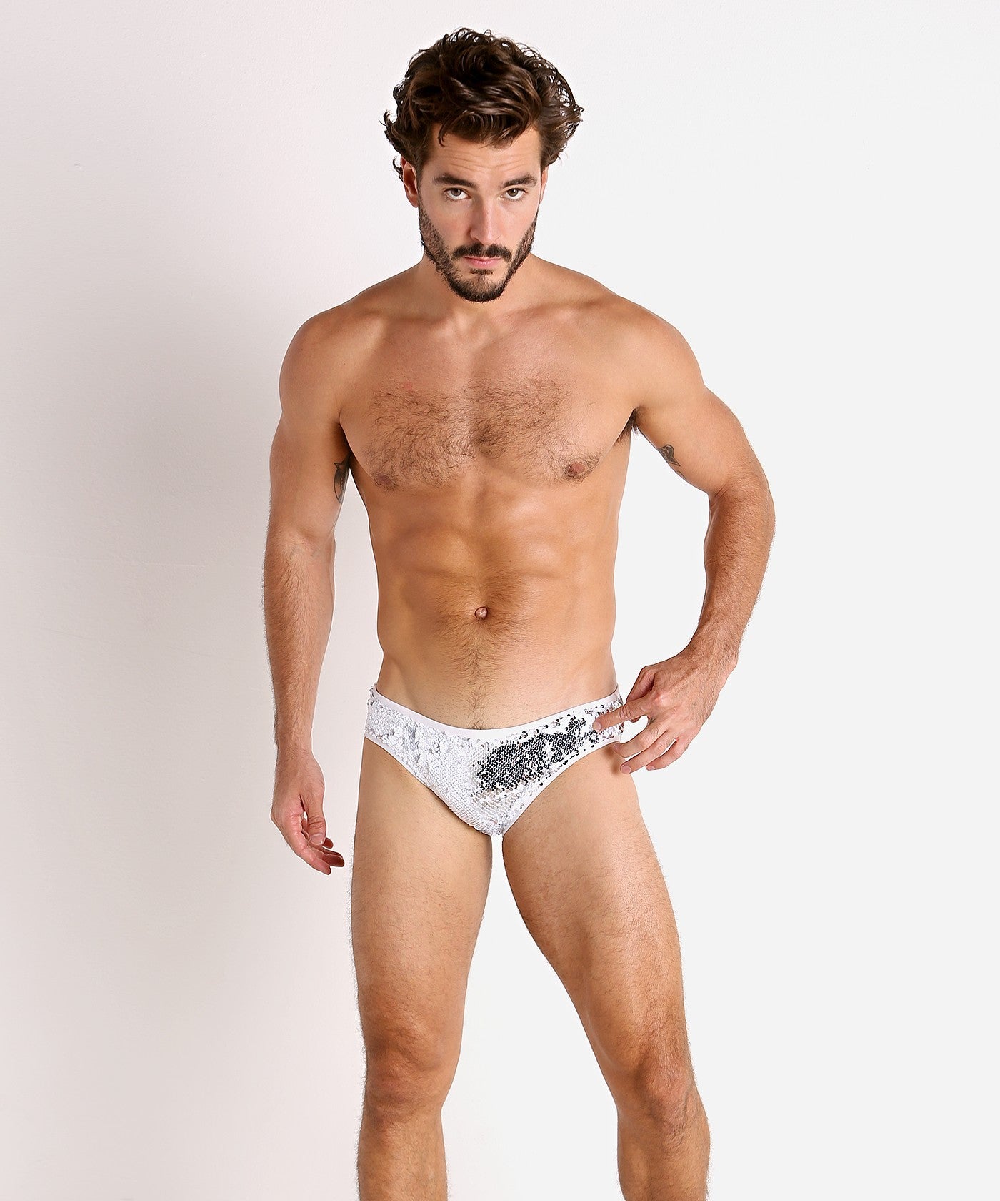 SEQUINED SPARKLE BRIEFS - DealByEthan.gay