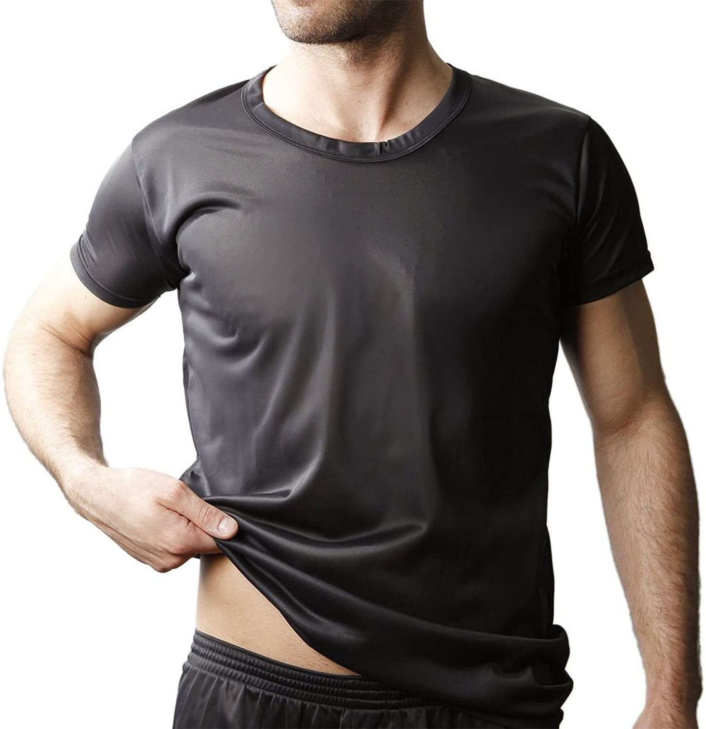 Nylon Tricot Crew Neck T-shirt - DealByEthan.gay