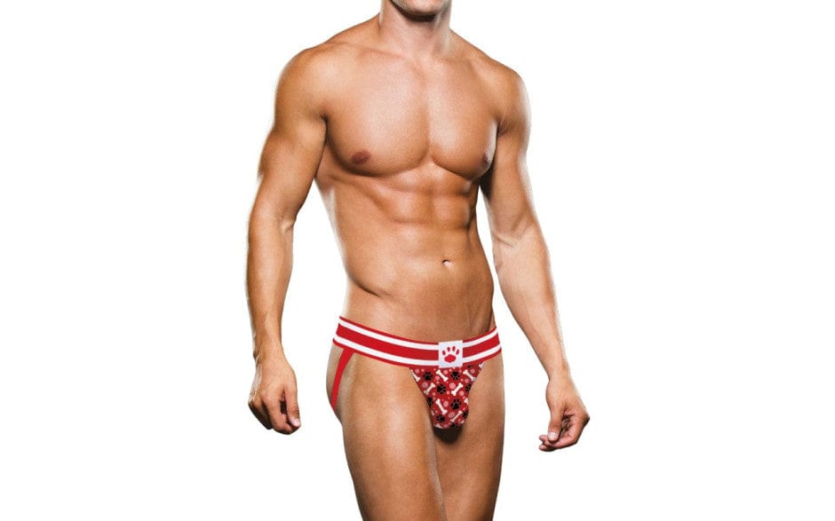 Prowler Red Paw Open Back Jock White/Red - DealByEthan.gay