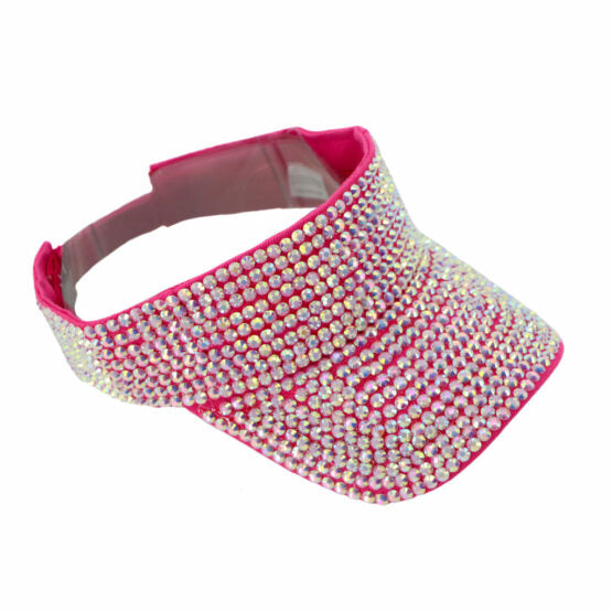 RHINESTONE VISOR - IN 5 COLORS - DealByEthan.gay