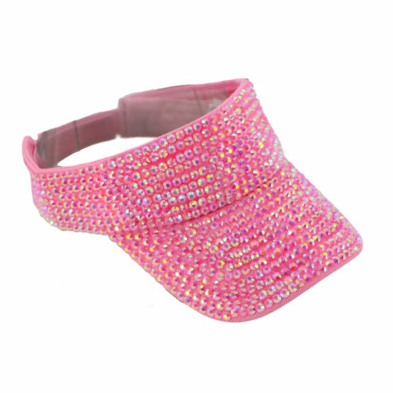 RHINESTONE VISOR - IN 5 COLORS - DealByEthan.gay