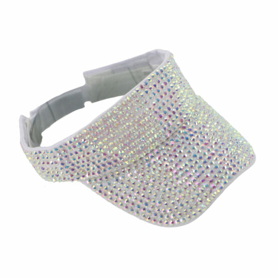 RHINESTONE VISOR - IN 5 COLORS - DealByEthan.gay