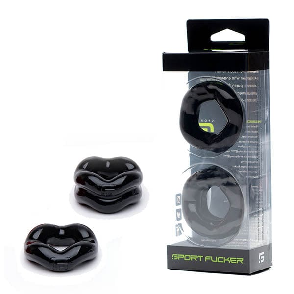 Sport Fucker Revolution Combo Set - Cock and Ball Stretcher Ring - 2 Pack - DealByEthan.gay