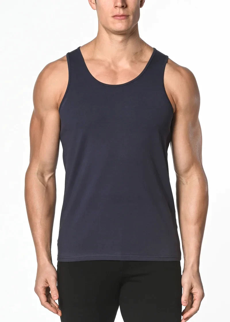 SOLID STRETCH JERSEY TANK - DealByEthan.gay