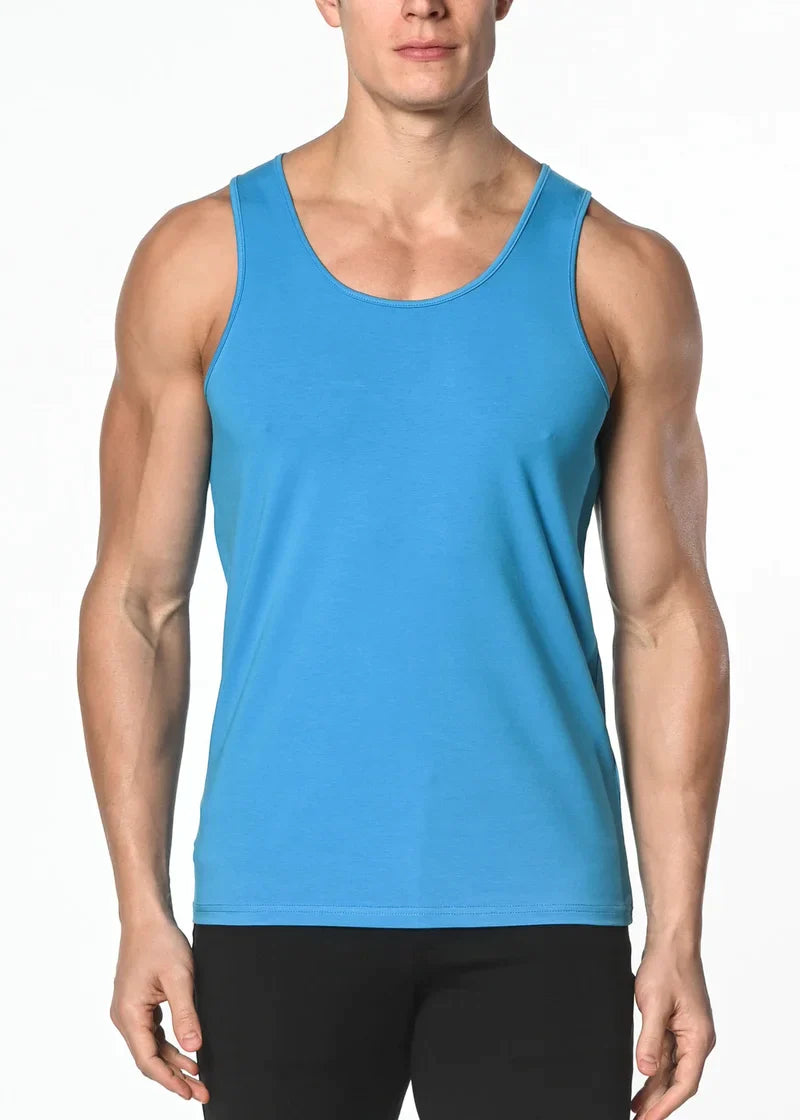 SOLID STRETCH JERSEY TANK - DealByEthan.gay