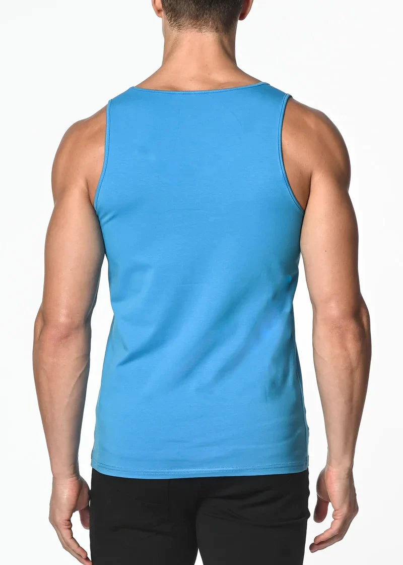 SOLID STRETCH JERSEY TANK - DealByEthan.gay