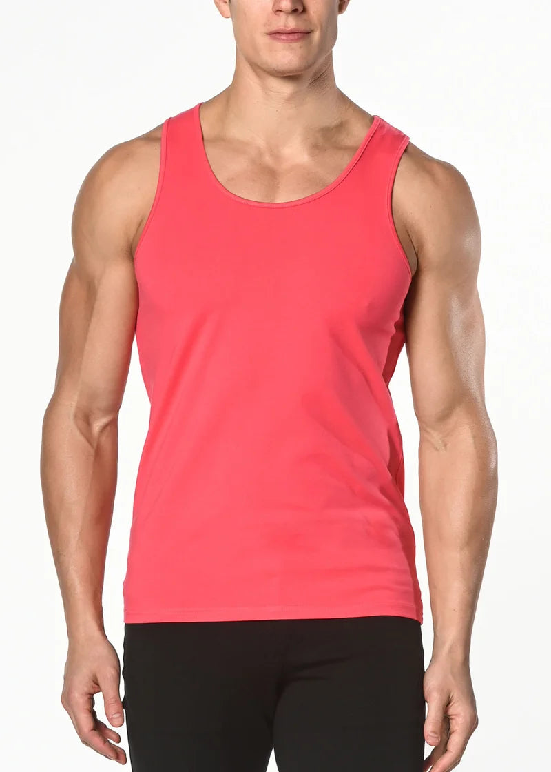 SOLID STRETCH JERSEY TANK - DealByEthan.gay