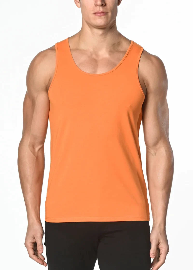 SOLID STRETCH JERSEY TANK - DealByEthan.gay