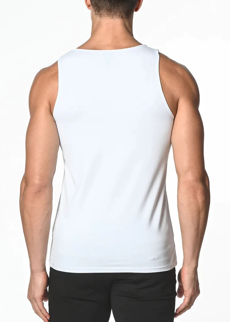 SOLID STRETCH JERSEY TANK - DealByEthan.gay