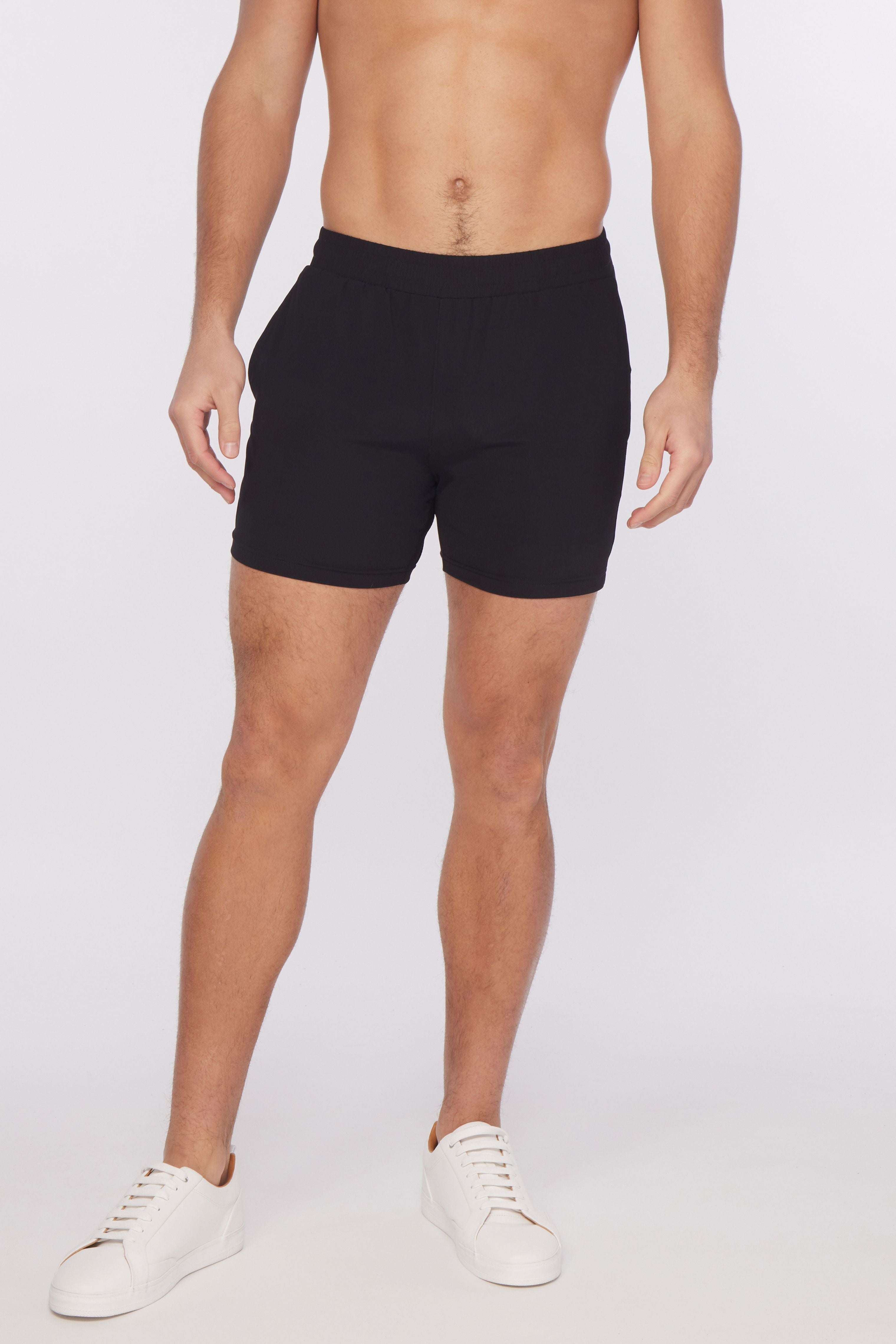 TEXTURED STRETCH PERFORMANCE SHORT - DealByEthan.gay