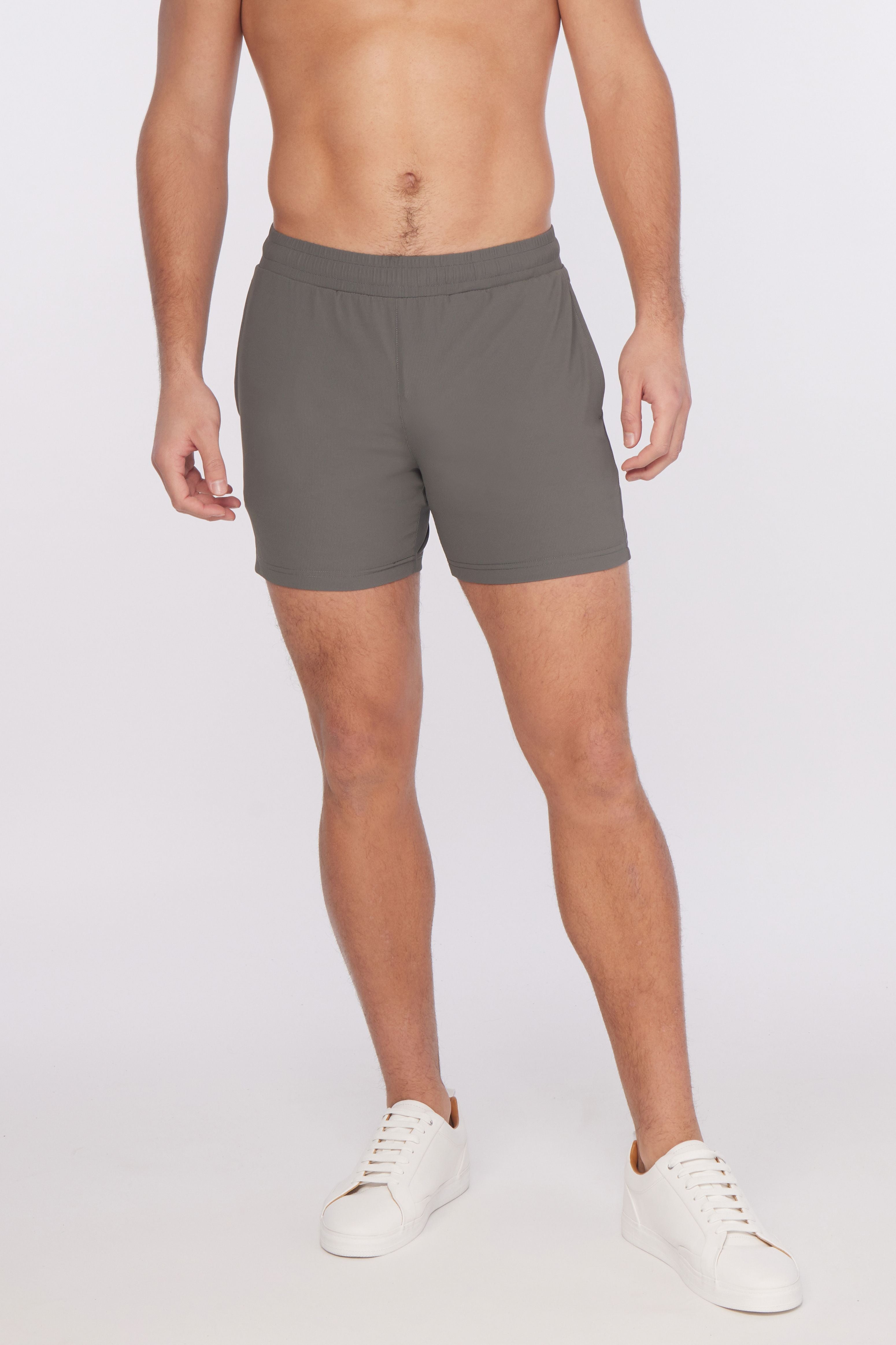 TEXTURED STRETCH PERFORMANCE SHORT - DealByEthan.gay