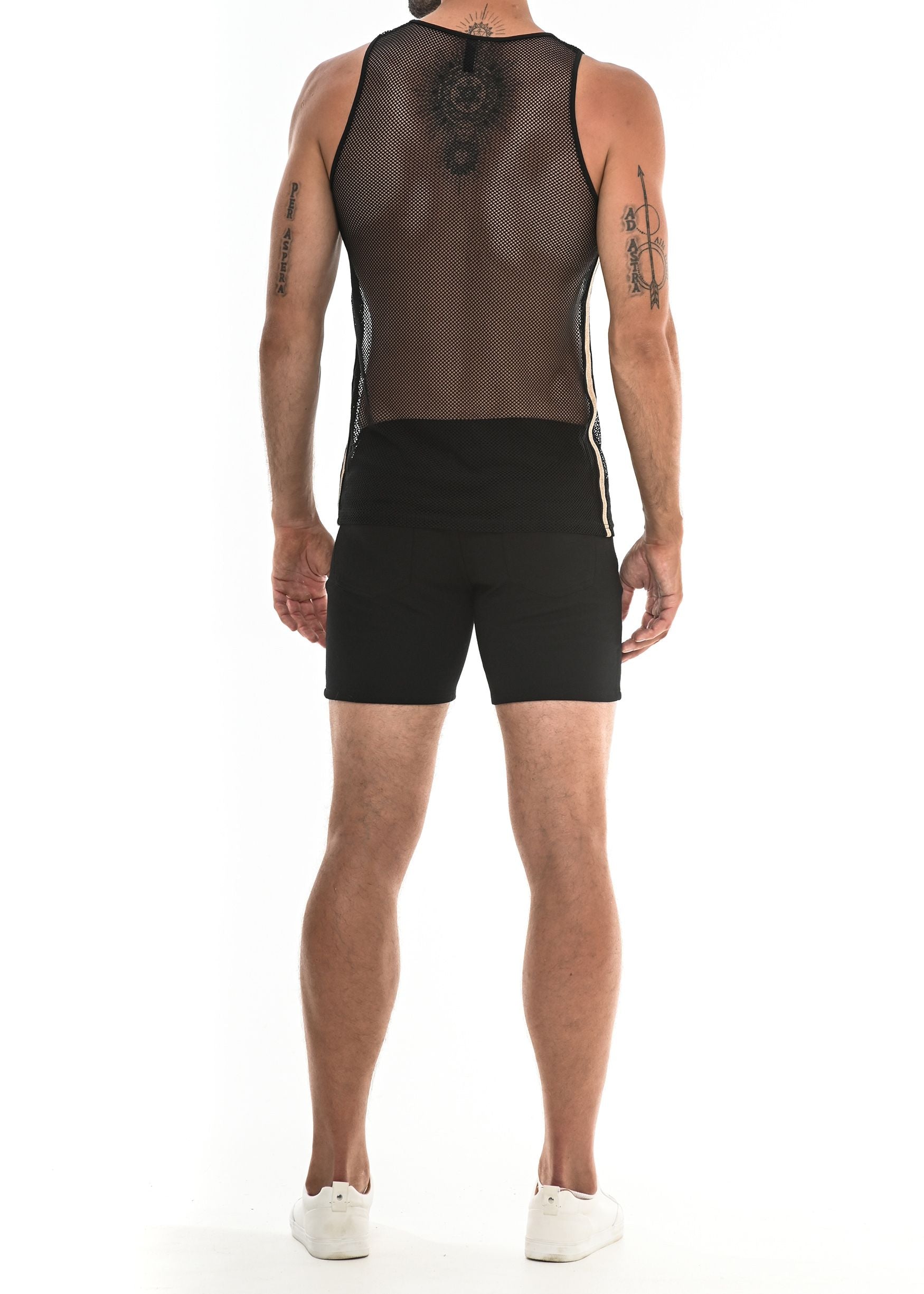 SIDE TAPE MESH TANK - DealByEthan.gay