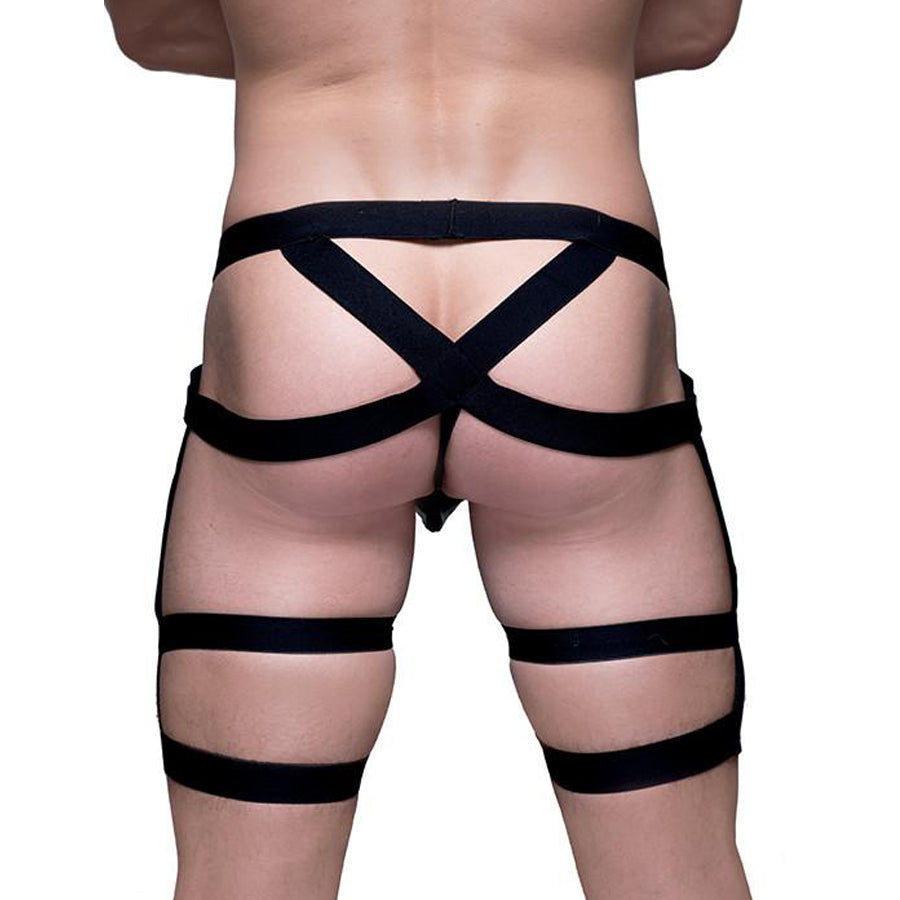 Tartarus Faux Leather Leg Harness